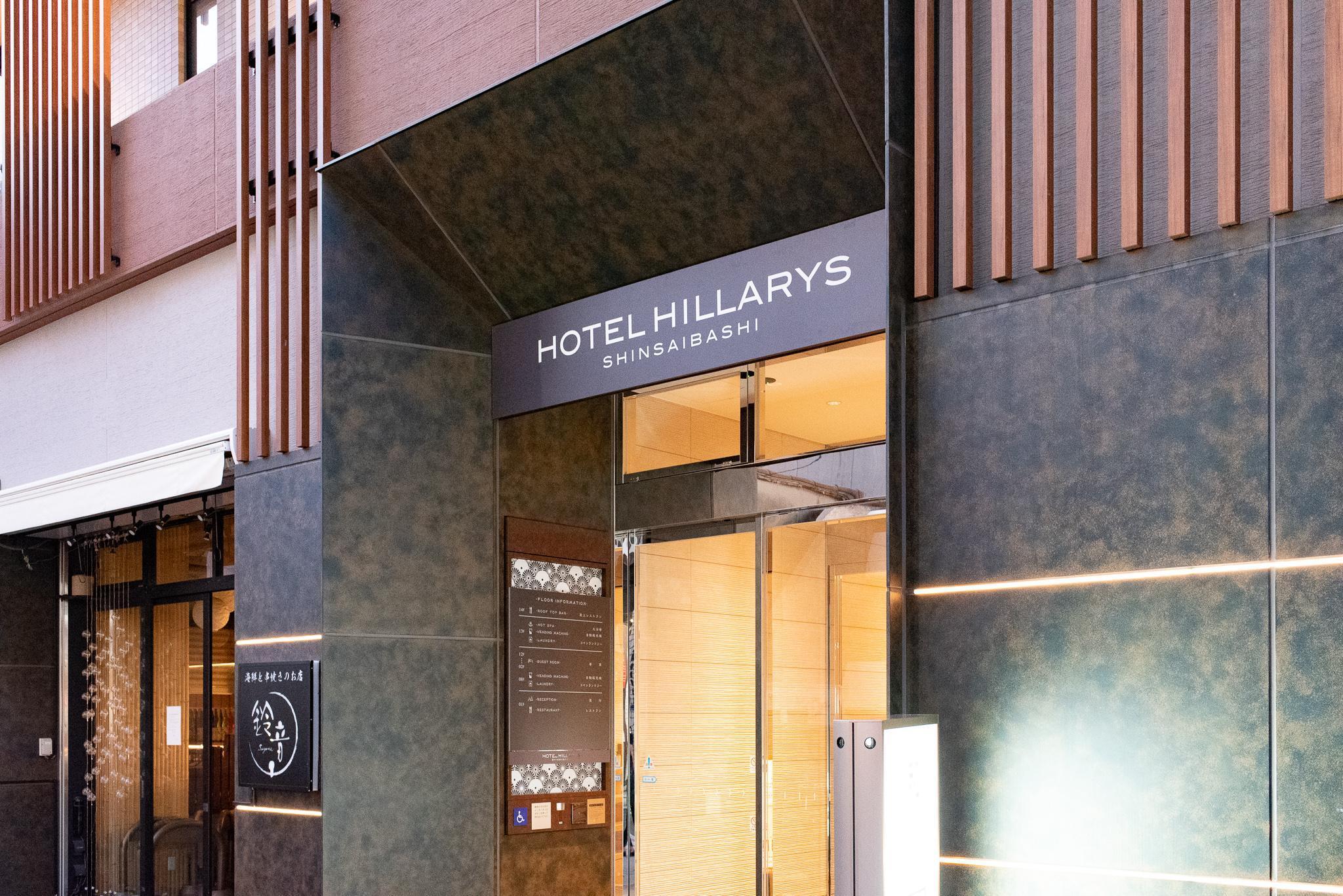 Hotel Hillarys Shinsaibashi Osaka Exterior photo